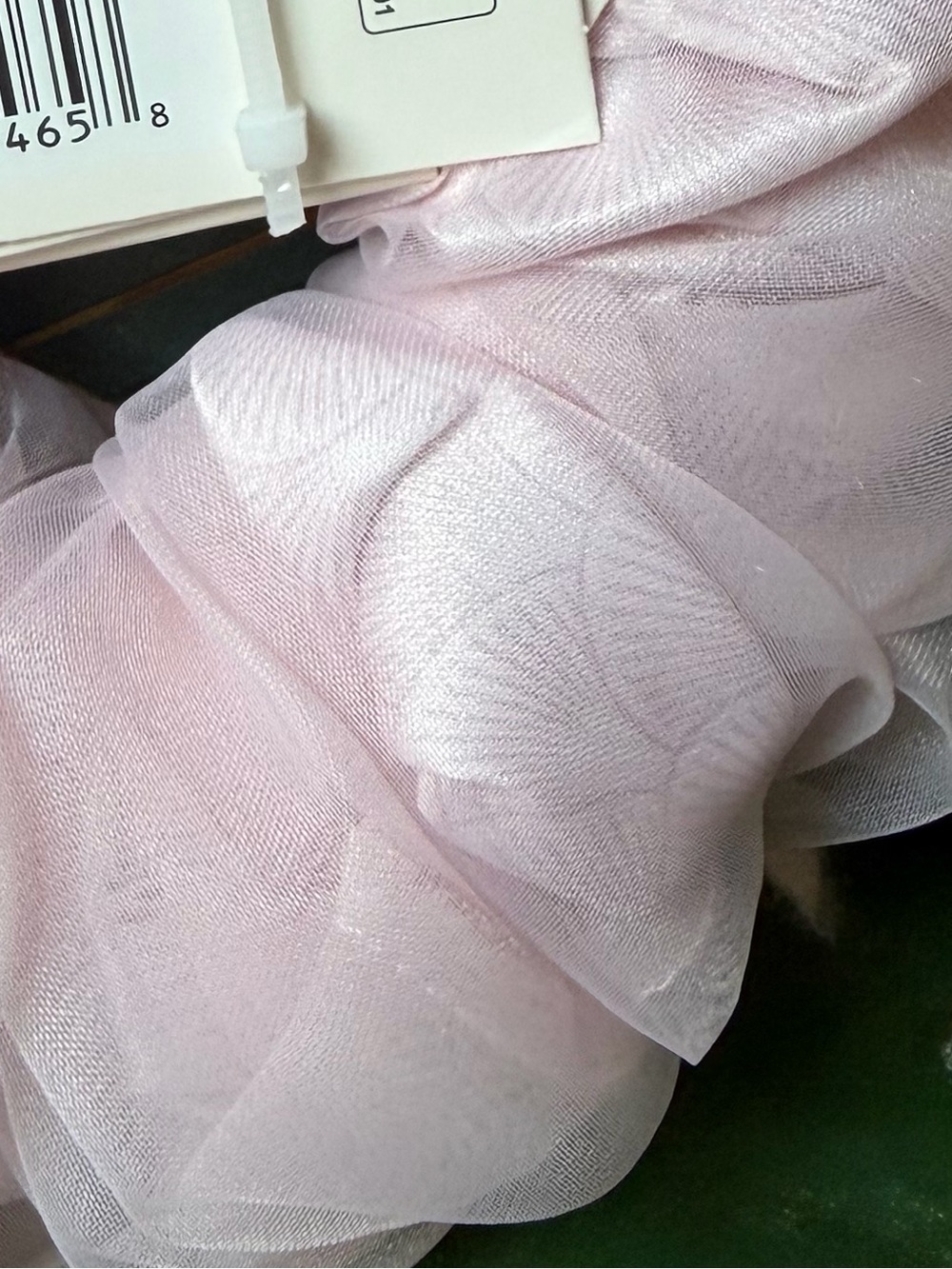 Scünci Wicked Glinda Pink Satin Tulle Ballerina Scrunchie NWT - Picture 2 of 6